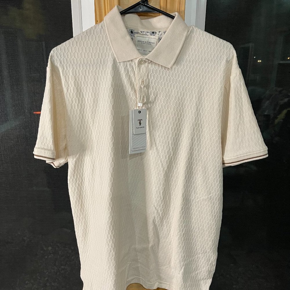 Denim&Flower Ivory Polo